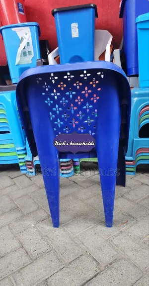 Dark Blue Skyplast Armless Plastic Chair