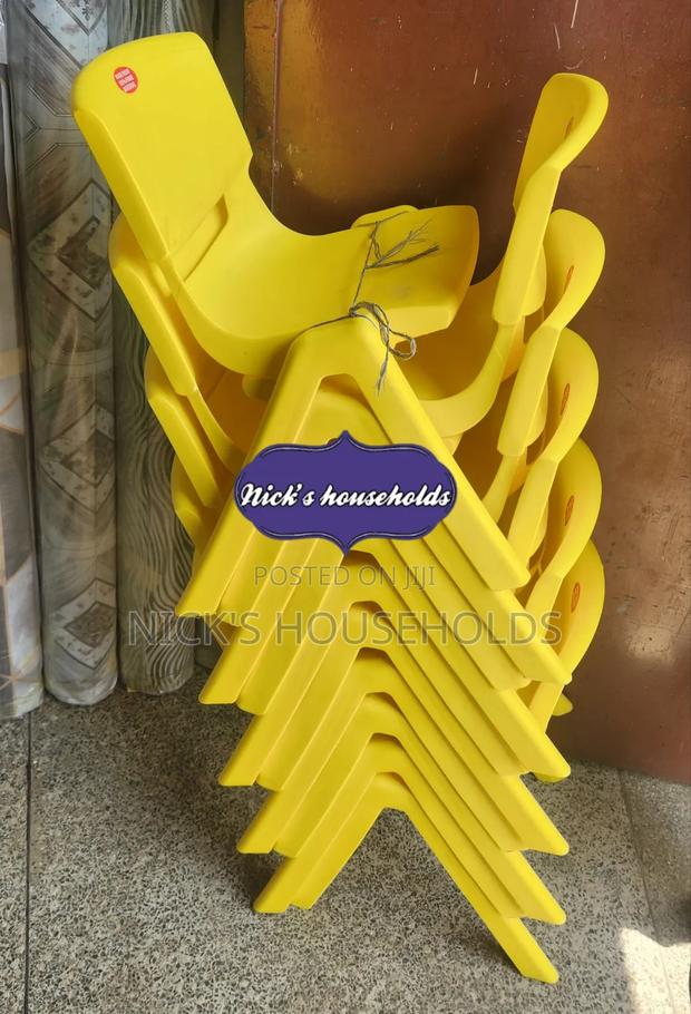 Yellow Plastic Chairs for Kids or Babies - main view