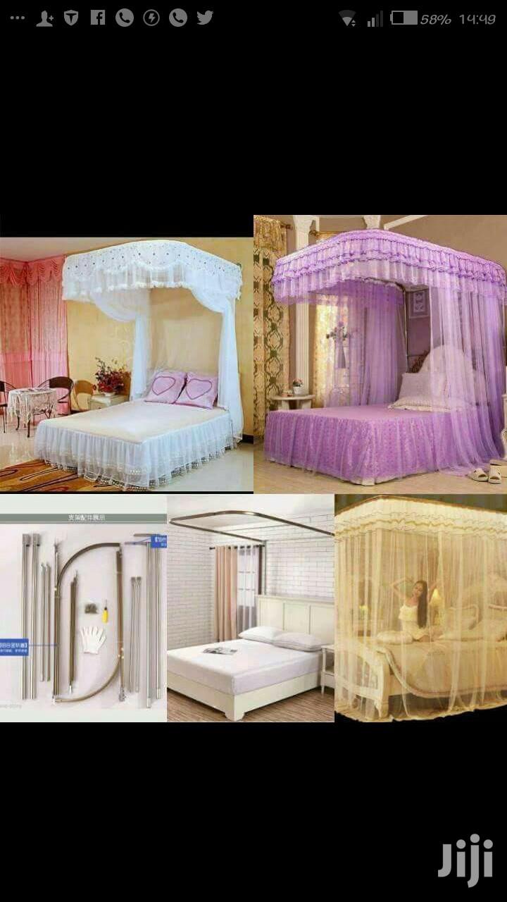2 Stand Mosquito Net With Rails