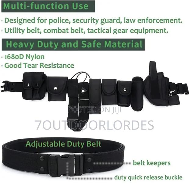 10 in 1 Tactical Utility Duty Belt - thumbnail 2