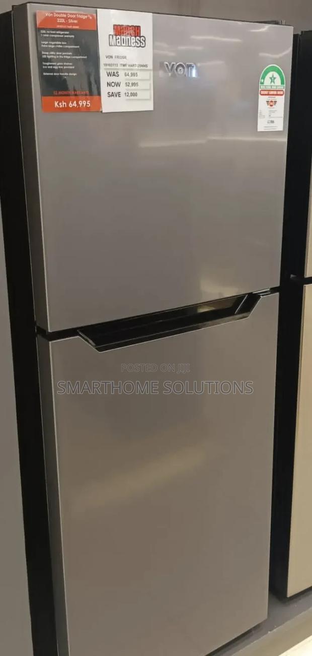 Von 213litres No Frost Fridge