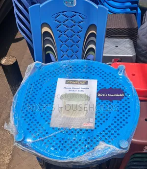 Kitchen Plastic Table With 2 Layers