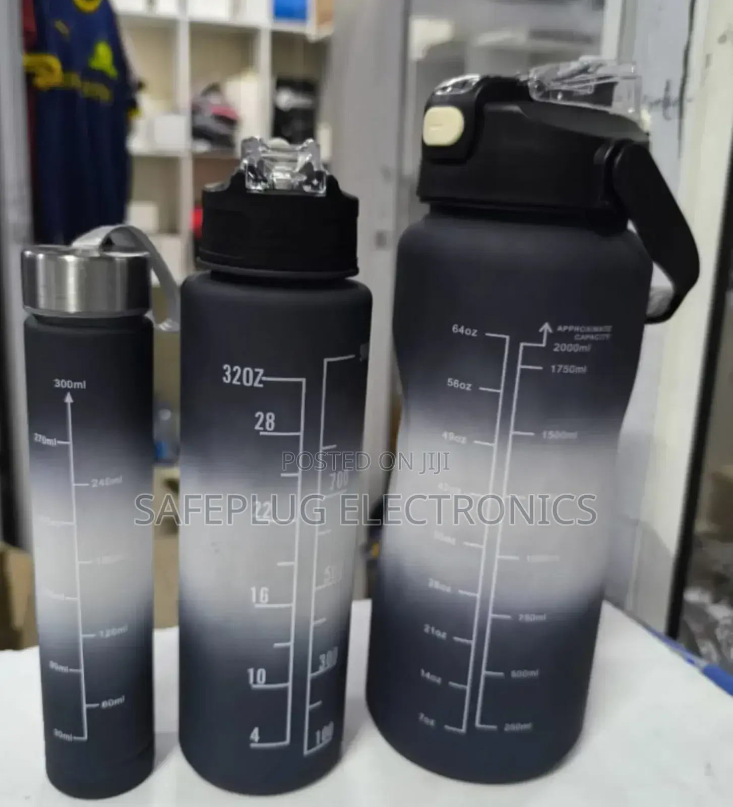 Motivational Water Bottles - 3-in 1 Set