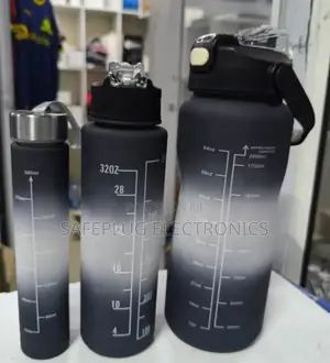 Motivational Water Bottles - 3-in 1 Set