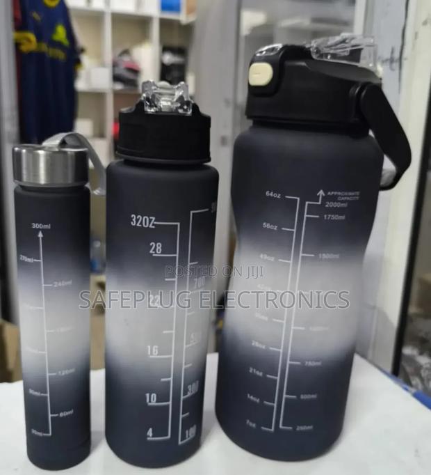 Motivational Water Bottles - 3-in 1 Set