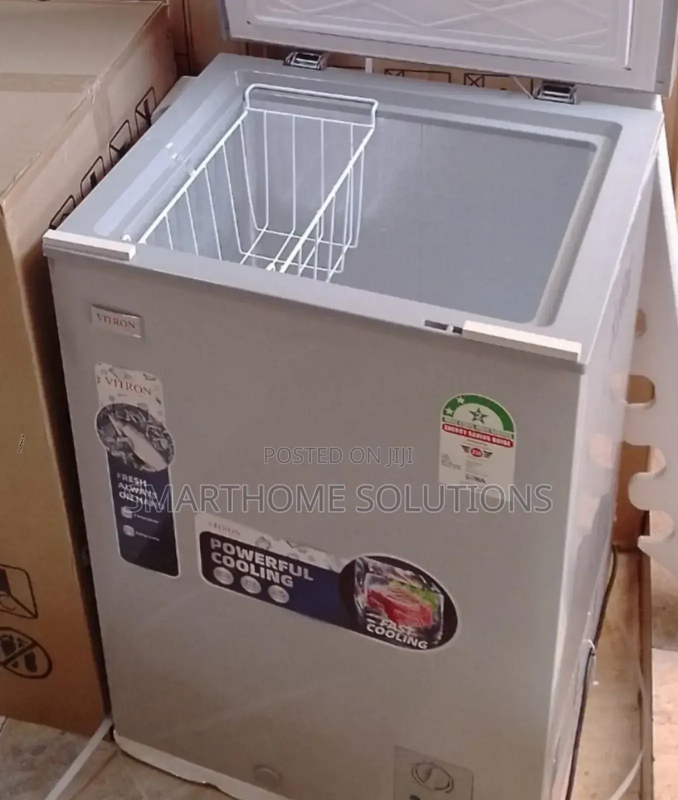 99 Litres Vitron Deep Chest Freezer /Silver v/99l