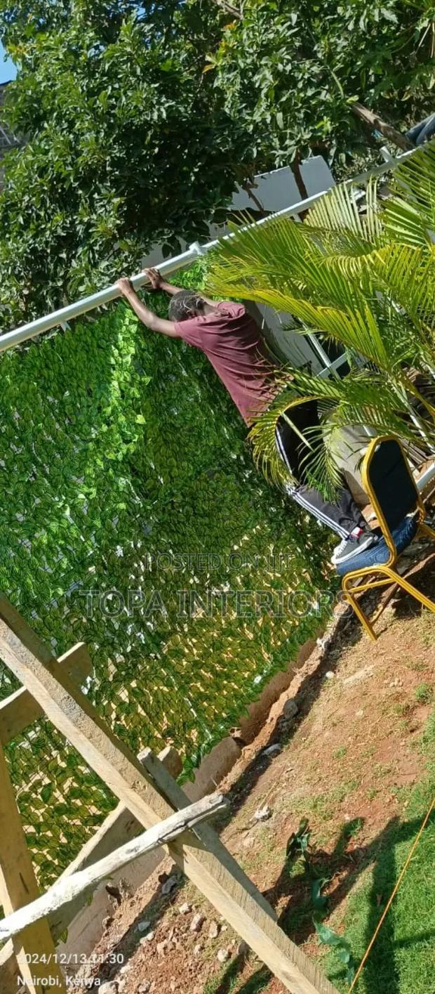 Free Installation of Artificial Balcony Privacy Fence Cover