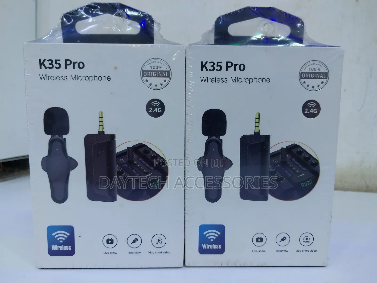 Pro Professional Wireless Microphone for Camera 3.5mm