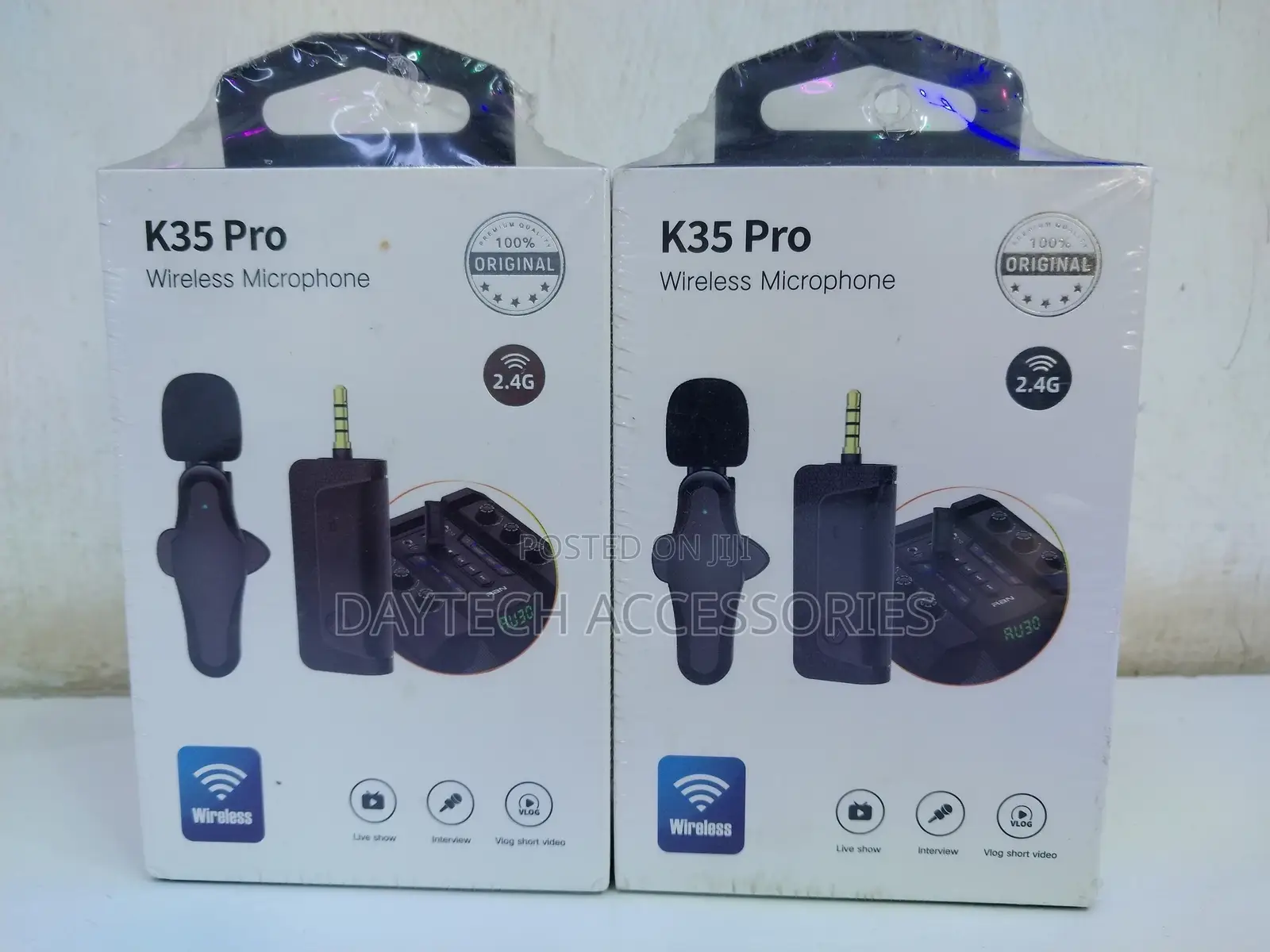 Pro Professional Wireless Microphone for Camera 3.5mm