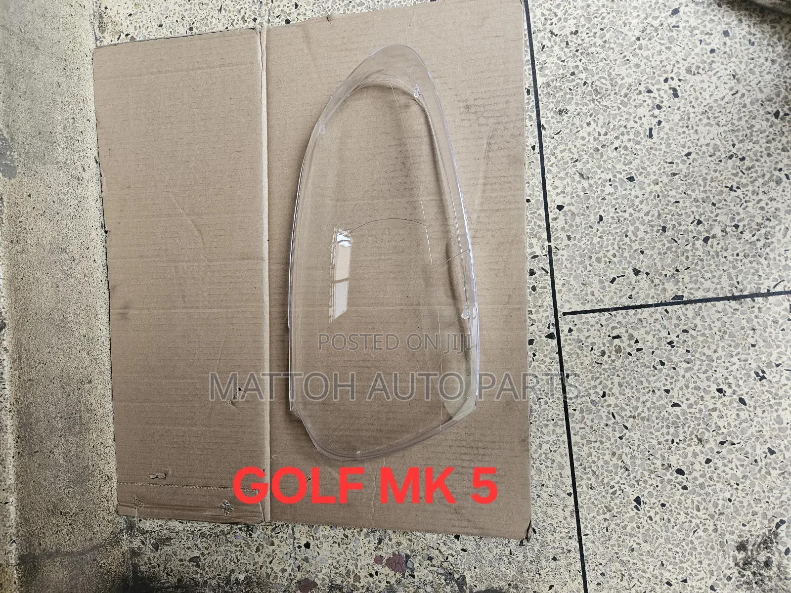 Headlight Lens Volkswagen Golf Mk 5