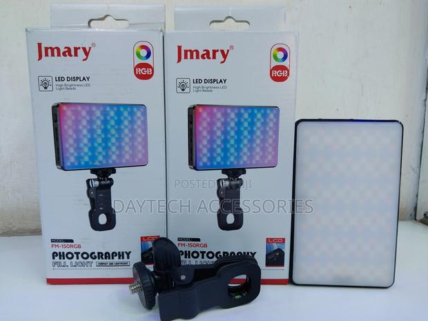 Jmery Fm150 RGB Led Video Light 6w 5 Inch Video Light