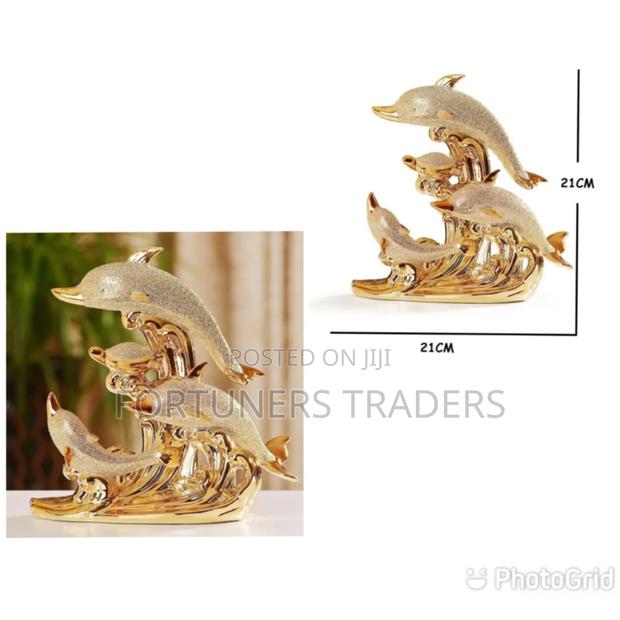 Gold Dolphine Decor - main view