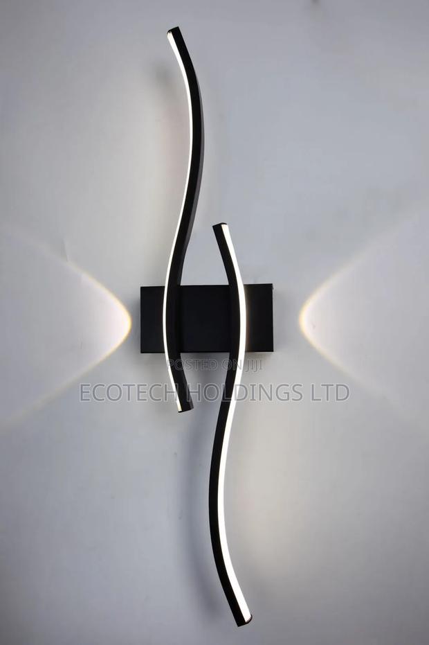 Unique Design Led Blackish Wall Light Qb9tf
