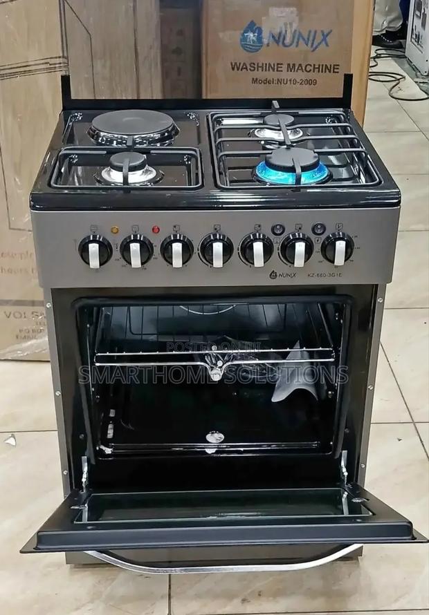 3+1 Free Standing Cooker, Nunix 3+1 Standing Cooker
