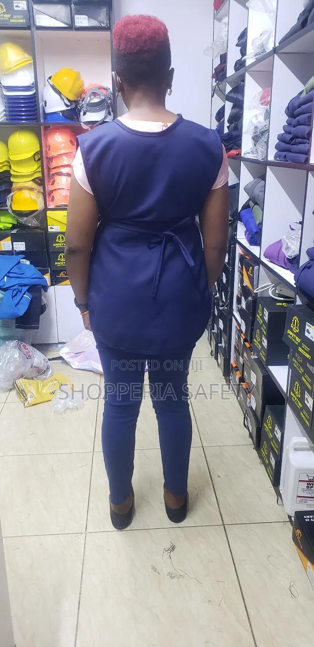 Navy Blue Customized Double Sided Apron for Housekeepers - thumbnail 3