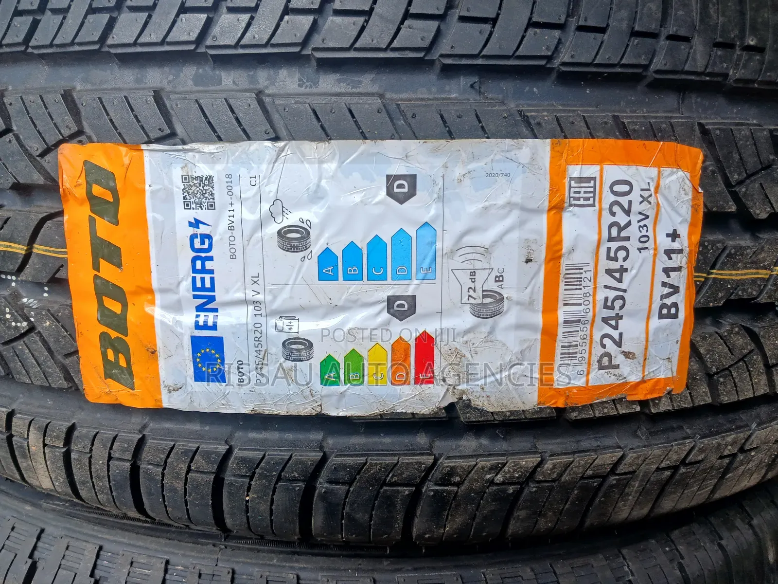 245/45 R 17 Boto Low Profile Tyres.