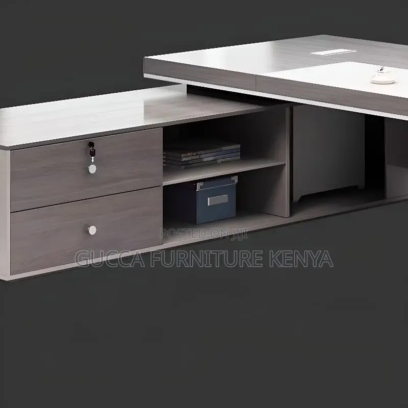 Office Tables:1.6 Meters Office L-Fashion Staff Meeting Desk