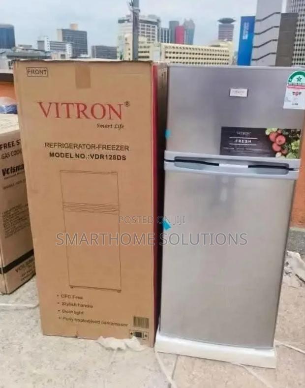Vitron 128 Litres Fridge Double Door With Freezer Vdr128ds