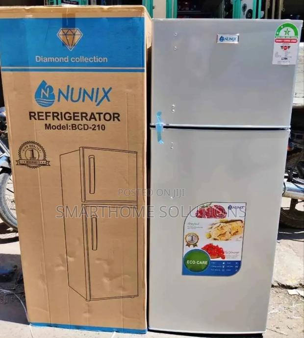 Refrigerator! Nunix 210l Double Door Direct Cool Fridge