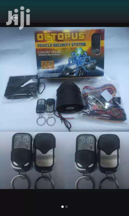 Brand New Octopus Car Alarm With Cut-off, Free Installation.