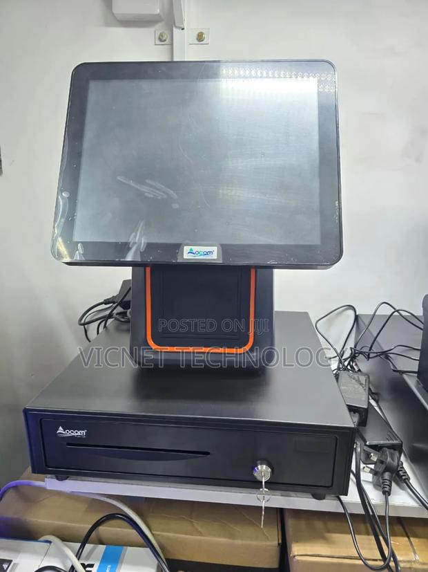 Touch Screen All in One Pos With Cash Drawer