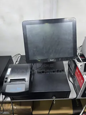 Touch Screen All in One Pos With Cash Drawer