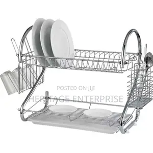 2 Layer Dish Drainer Rack