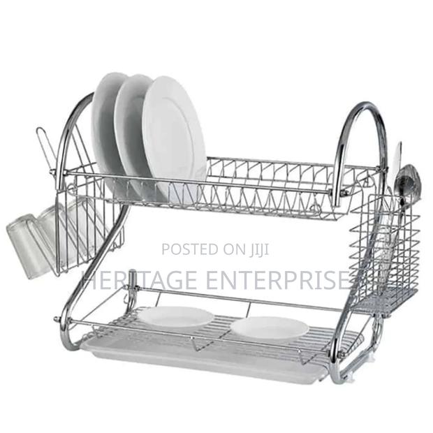 Dish Rack, Stainless Steel 2 Layer