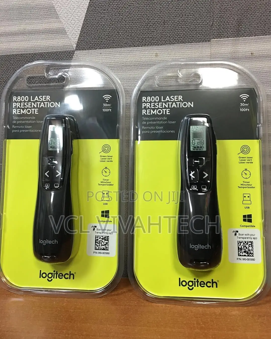 Logitech R800 Pro Presentation Remote With LCD Display