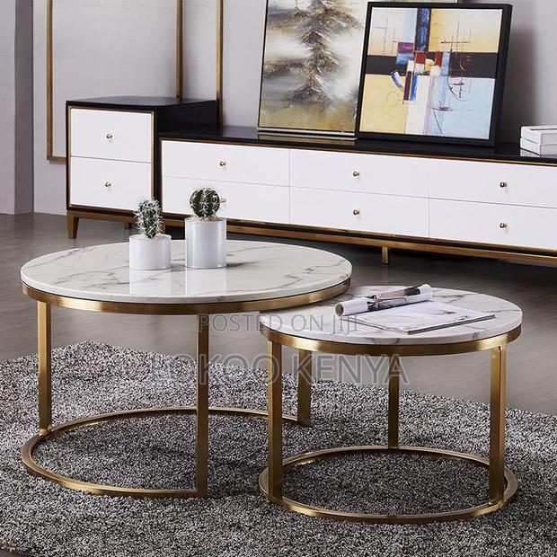 Coffee Table: Nesting Circular Round Dining Table