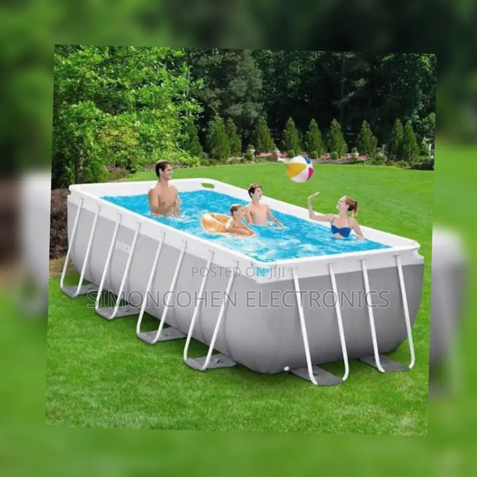 Ultra Xtra Prism Frame Pool Set Rectangular Swimming Pool