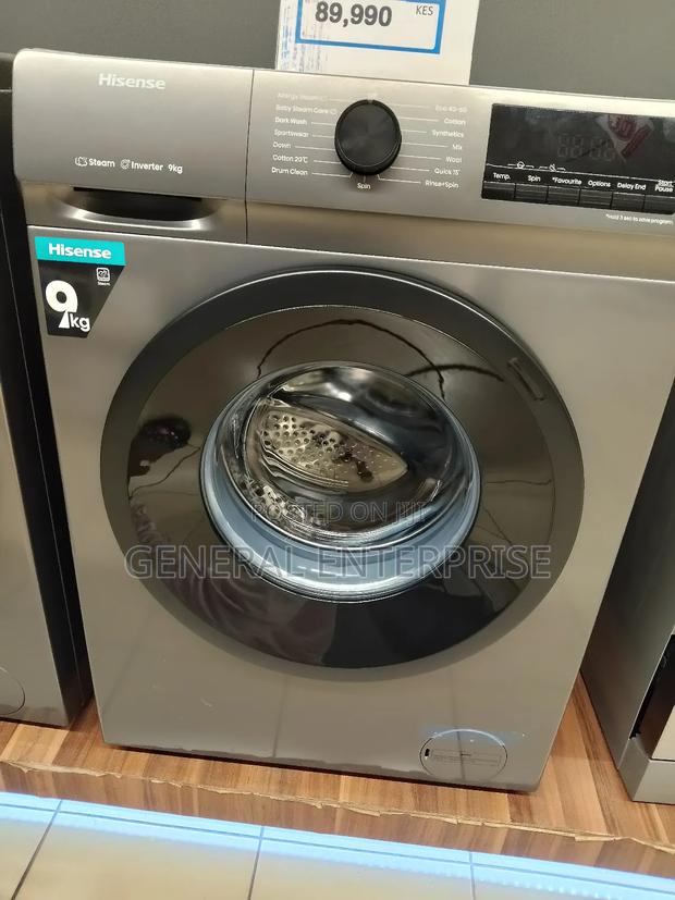 Hisense 9kg Front Load Washing Machine Wfqp9014evmt - thumbnail 2