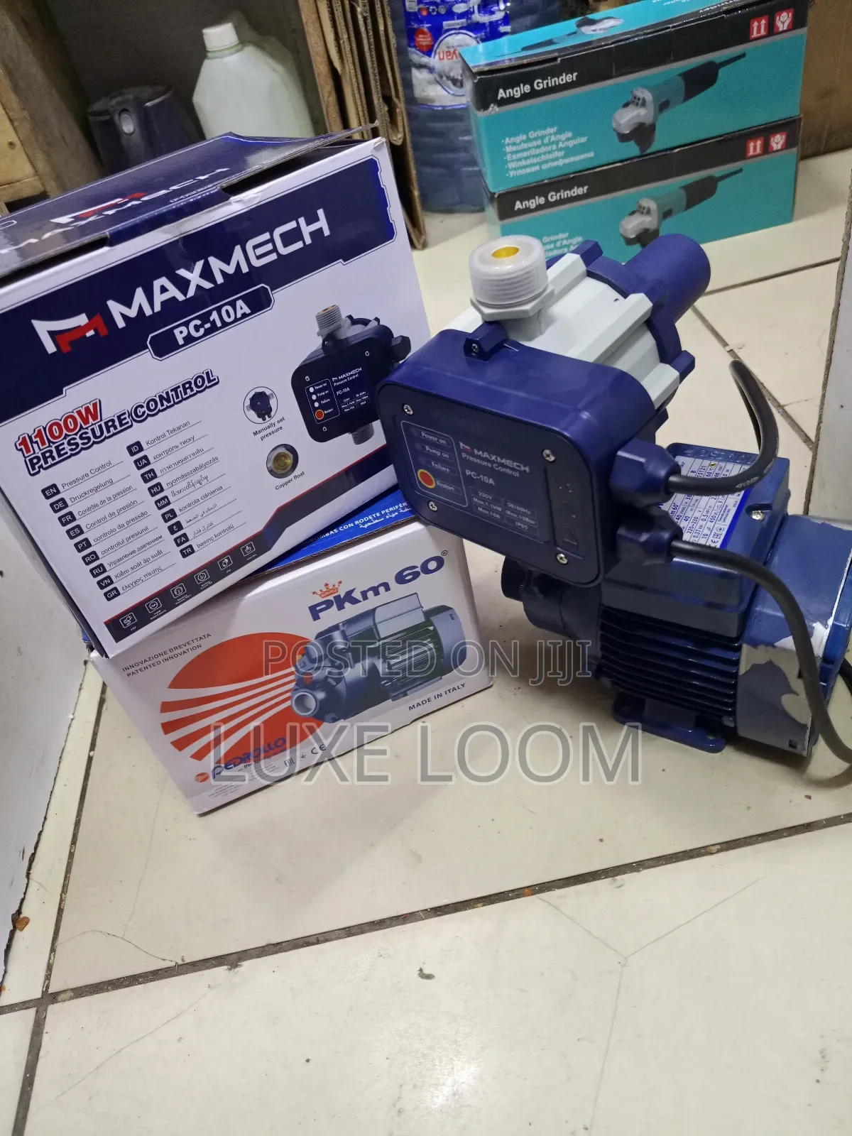 Maxmech Pressure Controller+ Pedrollo Booster Pump