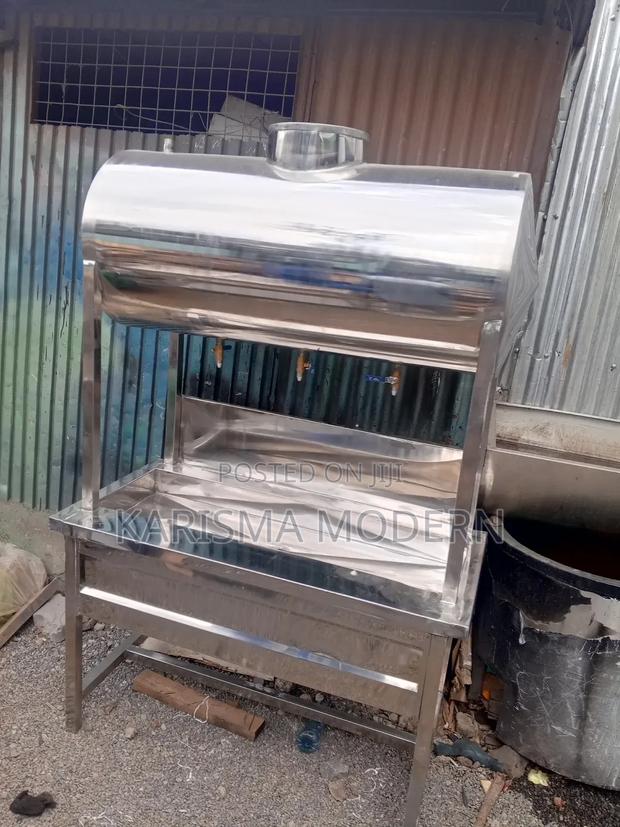 Three Taps Storage Stainless Steel Tank - thumbnail 2