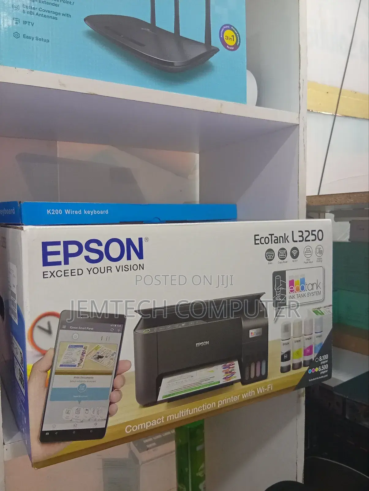 L3250 Wireless^ L3250 Epson A4 Color Ecotank Printer