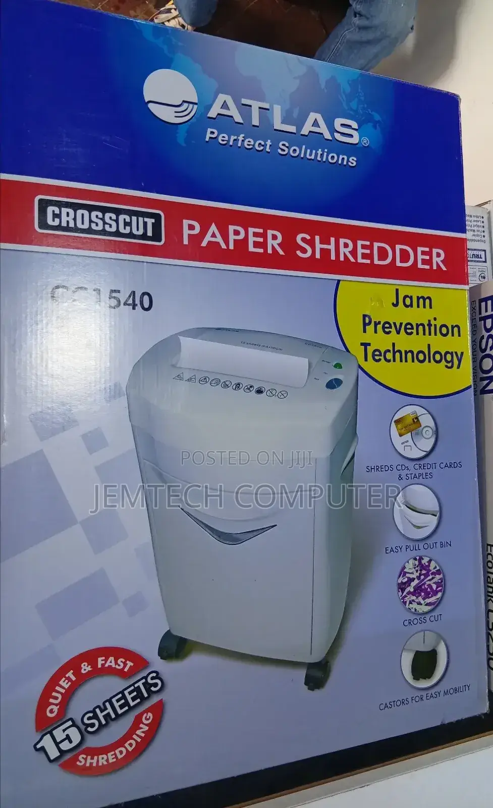 Atlas Cc1540 Shredder ||Cross Cut Cc1540