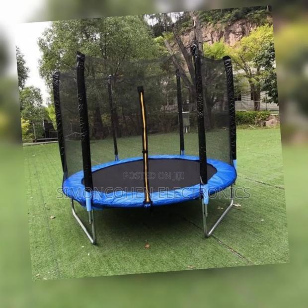 10 Ft Trampoline With Safety Enclosure Net* Size - thumbnail 3