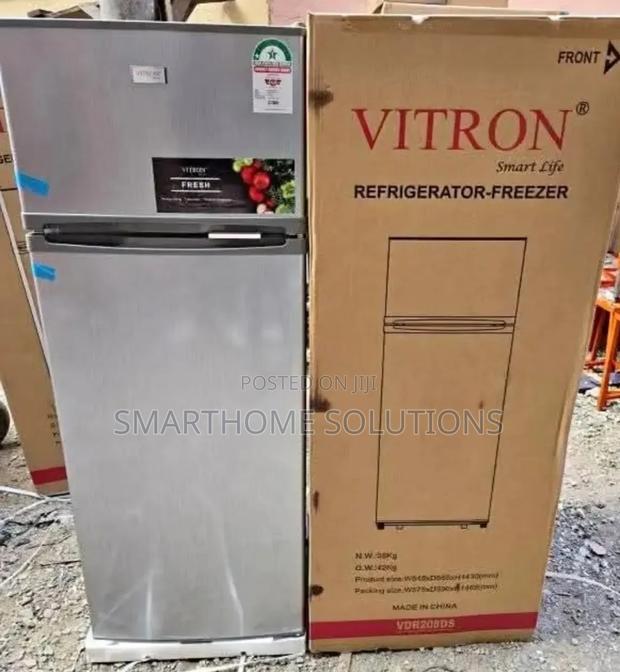 Vitron Vdr208ds Double Door 208l Refrigerator