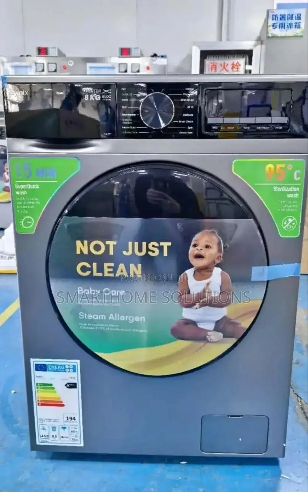 Synix 8kg Wash and Spin Front Load Washing Machine