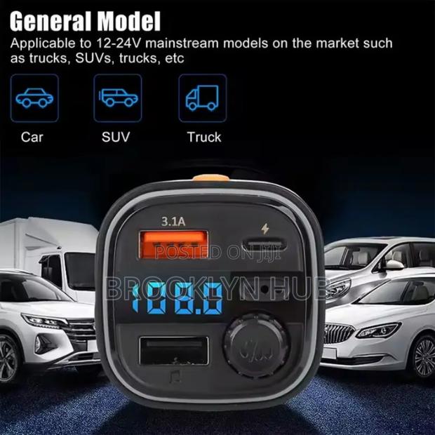 Adjustable 4 in 1 Car Mp3 Player With Type C Charging Port - main view
