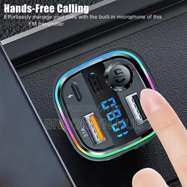 Adjustable 4 in 1 Car Mp3 Player With Type C Charging Port - thumbnail 3
