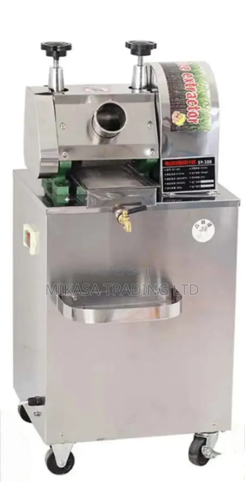 Sugarcane Juicer Machine
- Electric and Battery Operated