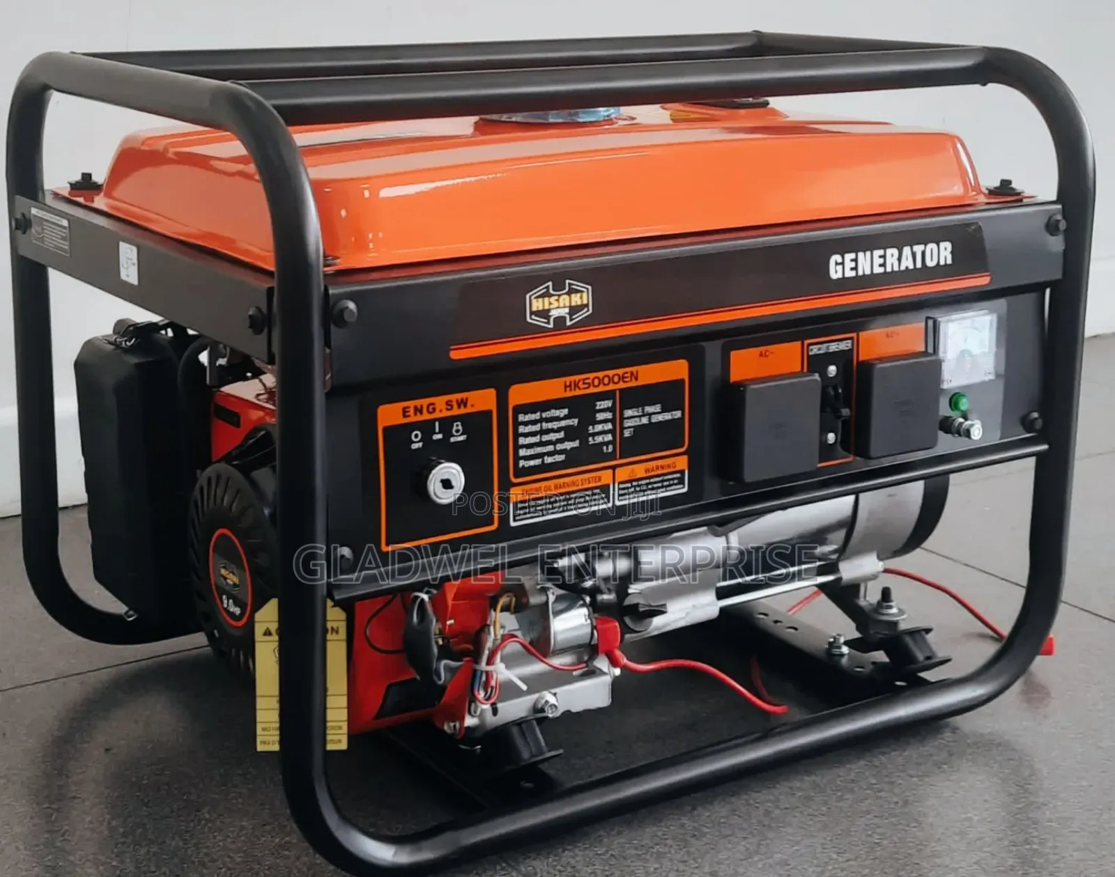 Hk4000en Hisaki Japan Petrol 3.8kva With Key Start