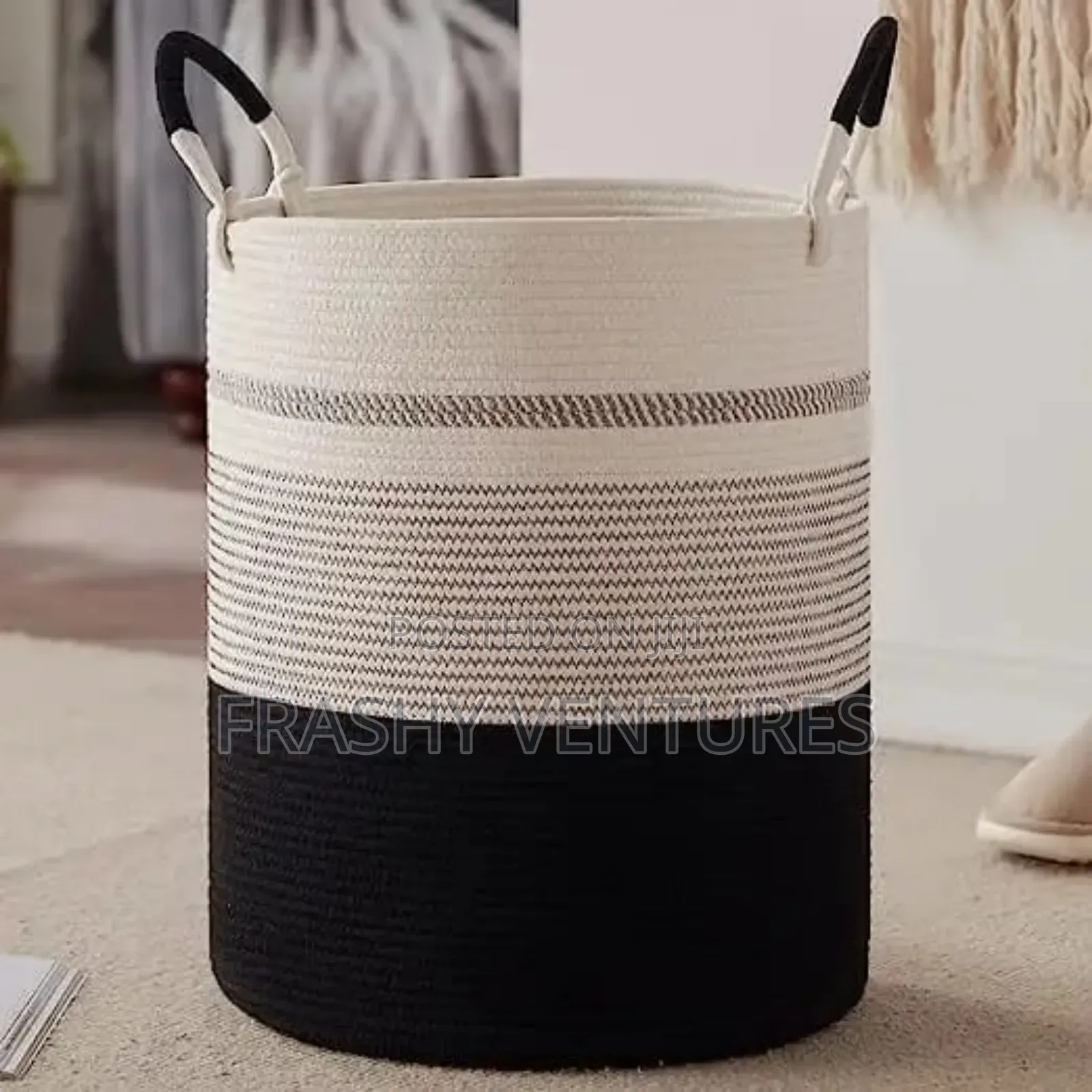 Non Woven Basket: For Laundry or Toys.