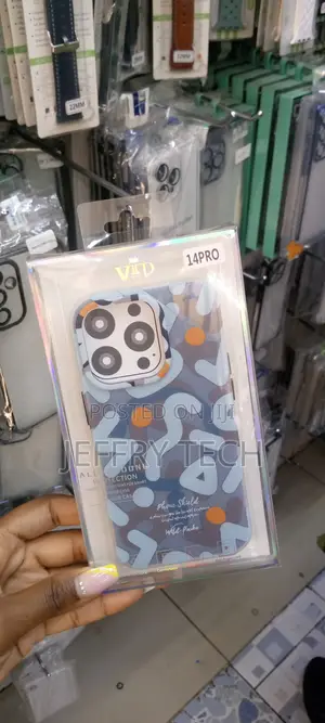 iPhone14pro New Arrival Palka Phone Covers -Purple/White