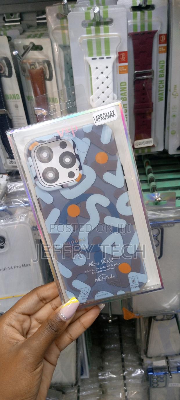 iPhone 14 Pro Max Magsafe Palka Case -Sky Blue and Purple - thumbnail 3