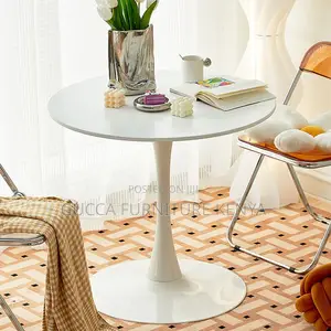 Coffee Tables:Casual Standard Round Dining Table for Office