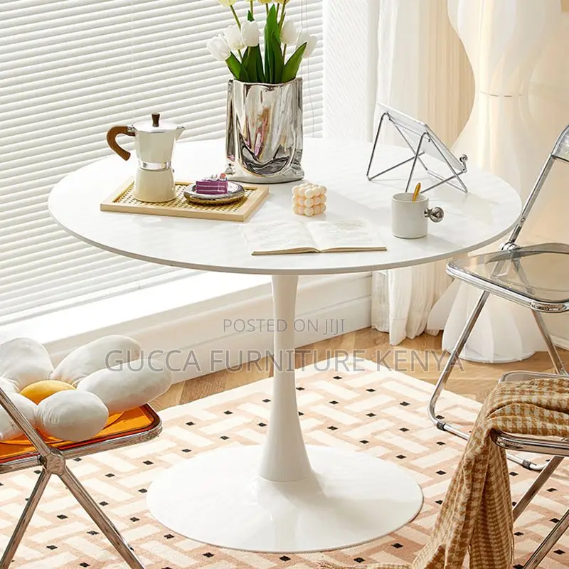 Coffee Tables:Casual Standard Round Dining Table for Office