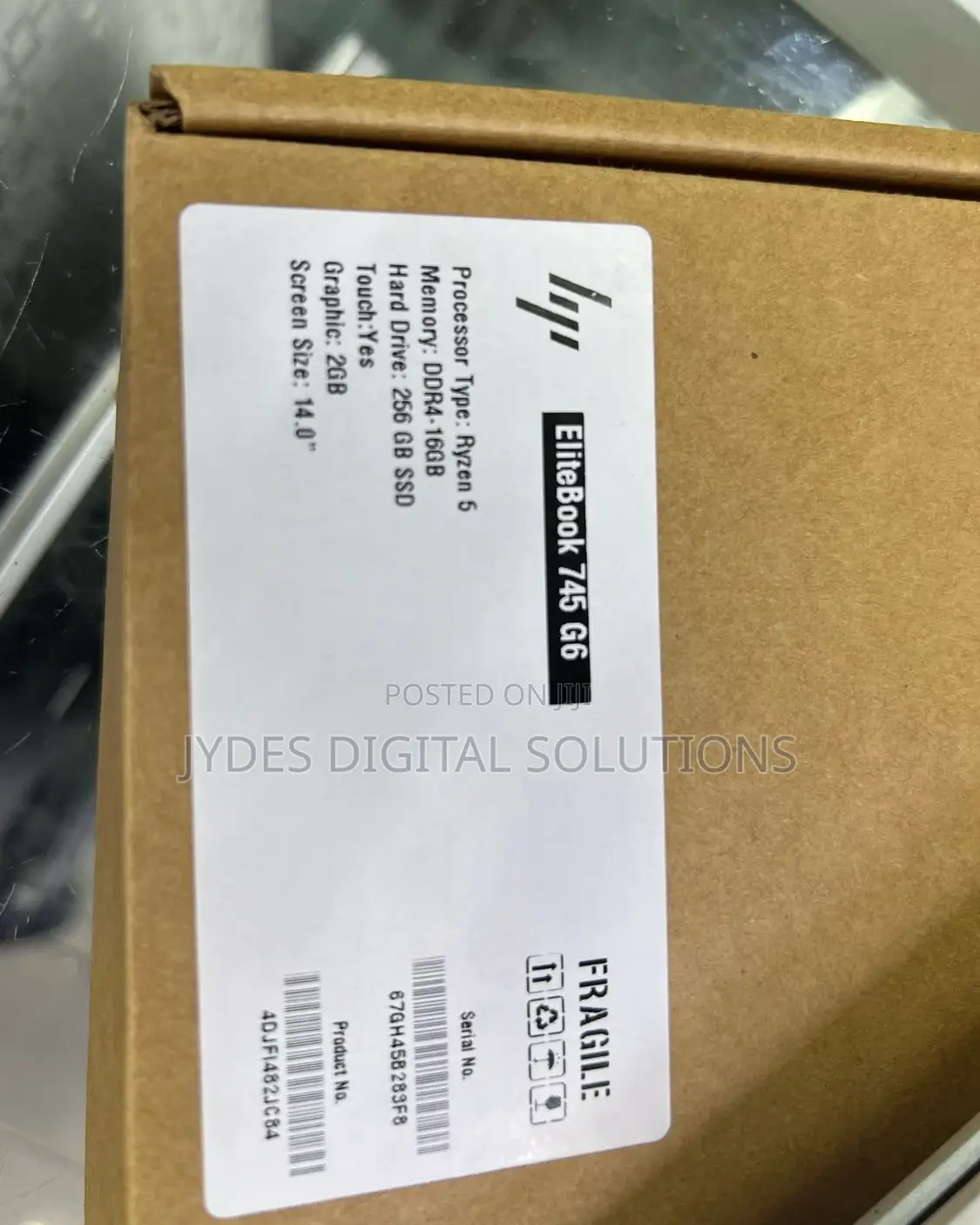 Laptop HP EliteBook 745 G6 16GB AMD Ryzen 7 SSD 256GB
