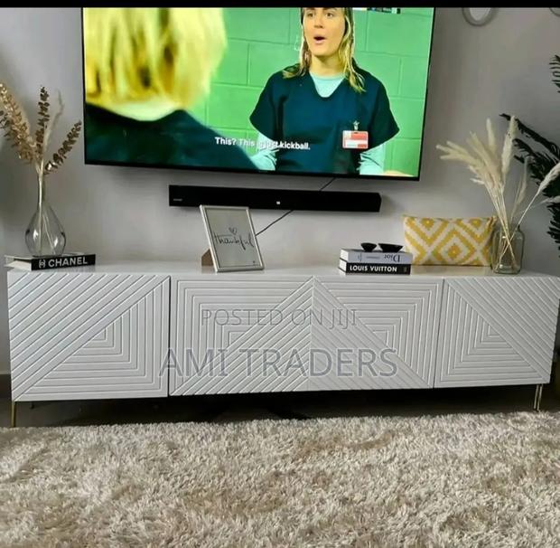 High Quality White Tv Stand - main view